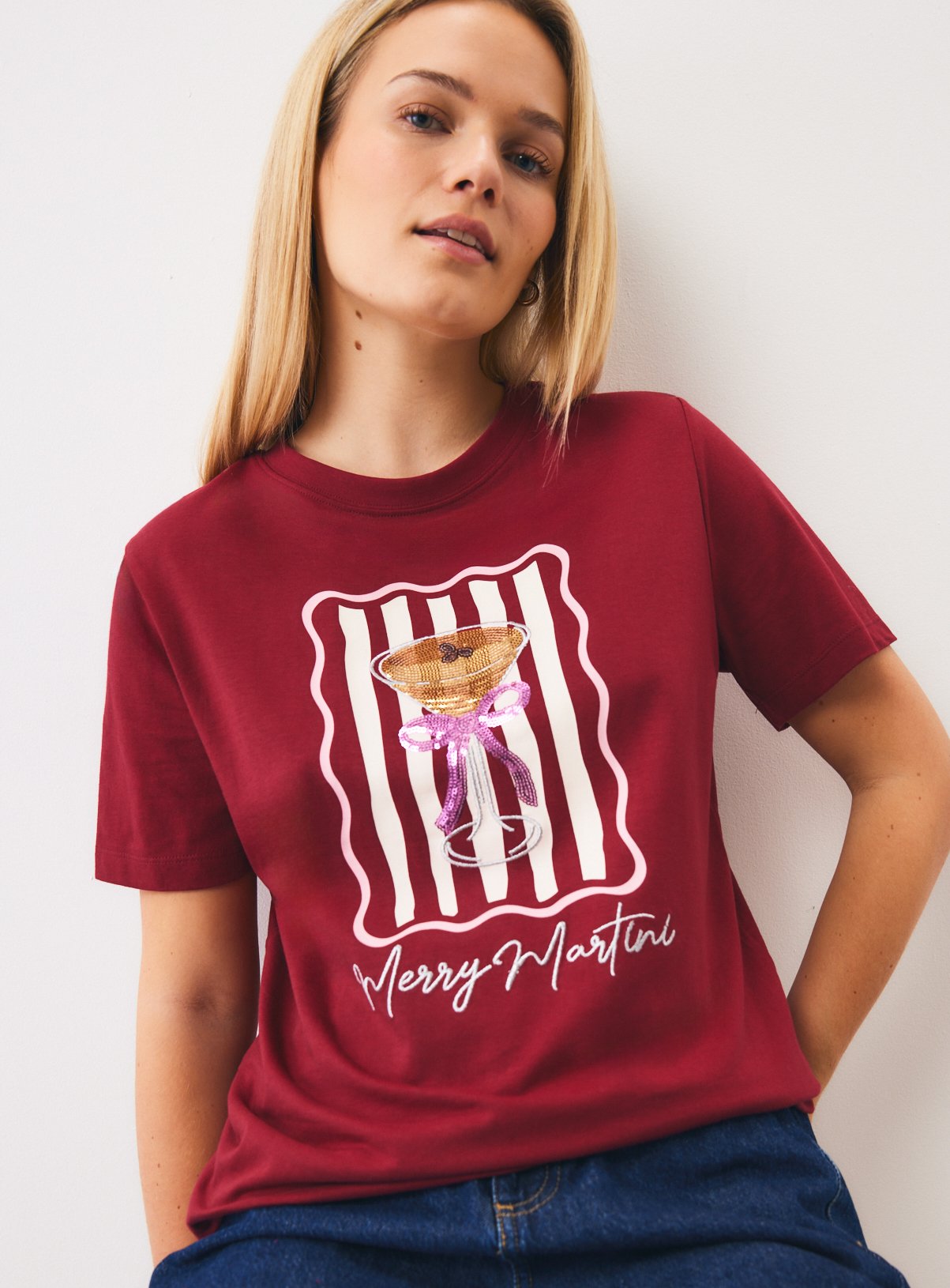 Merry Martini Graphic Tee 18 - Image 1 thumbnail